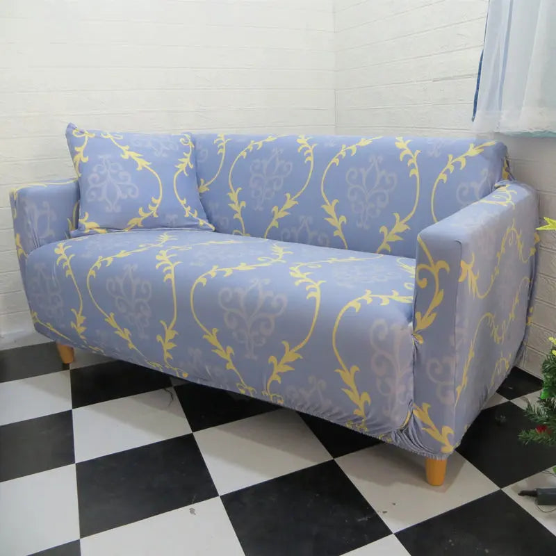Loveseat Covers Stretch Floral ELISIA Xiaolai Flower Branch-Three