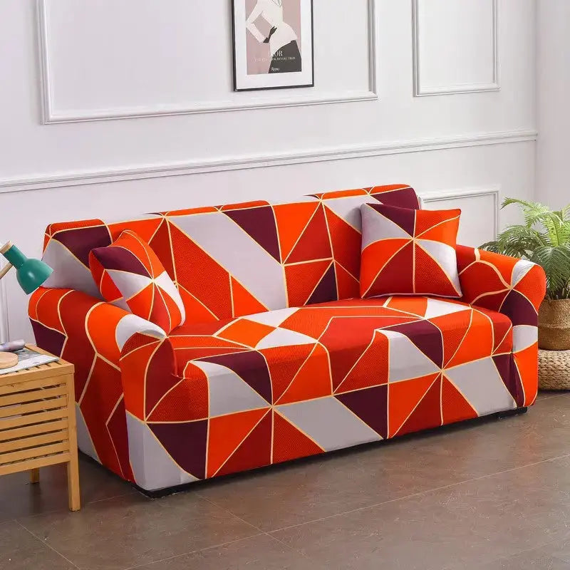 Loveseat Covers Stretch Floral VIRELLE Time Tunnel-Three
