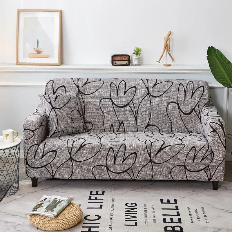 Loveseat Covers Stretch Non-Slip LUMIELA E-M