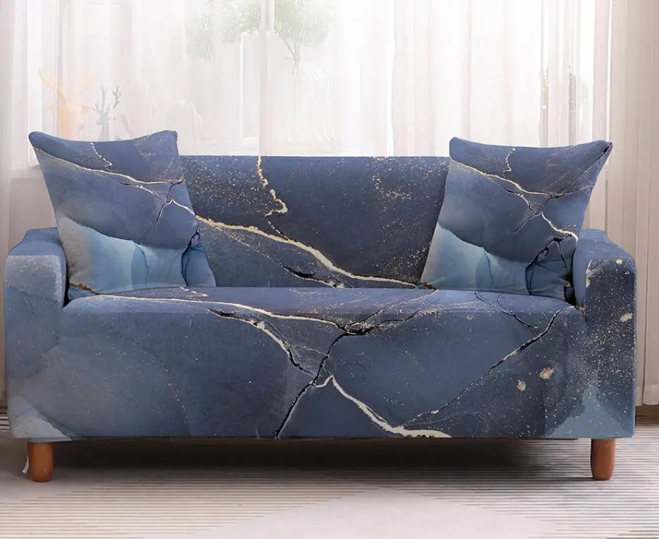 Loveseat Covers Stretchable Full-Cover LUMIÈRE A-90or140cm