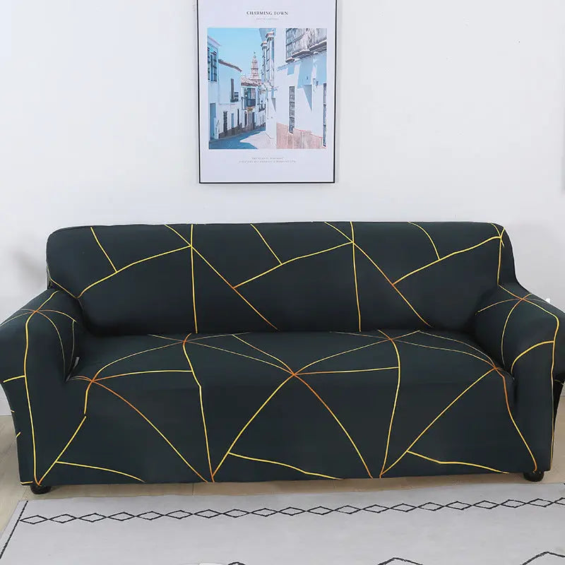 Loveseat Covers Stretchable Non-Slip LUMIERA Colorful-145to185 Double
