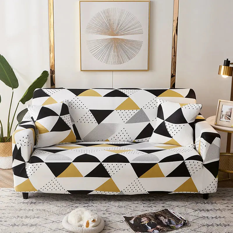 Loveseat Covers Stretchable Non-Slip LUMIERA Elegant-190to230 Three People