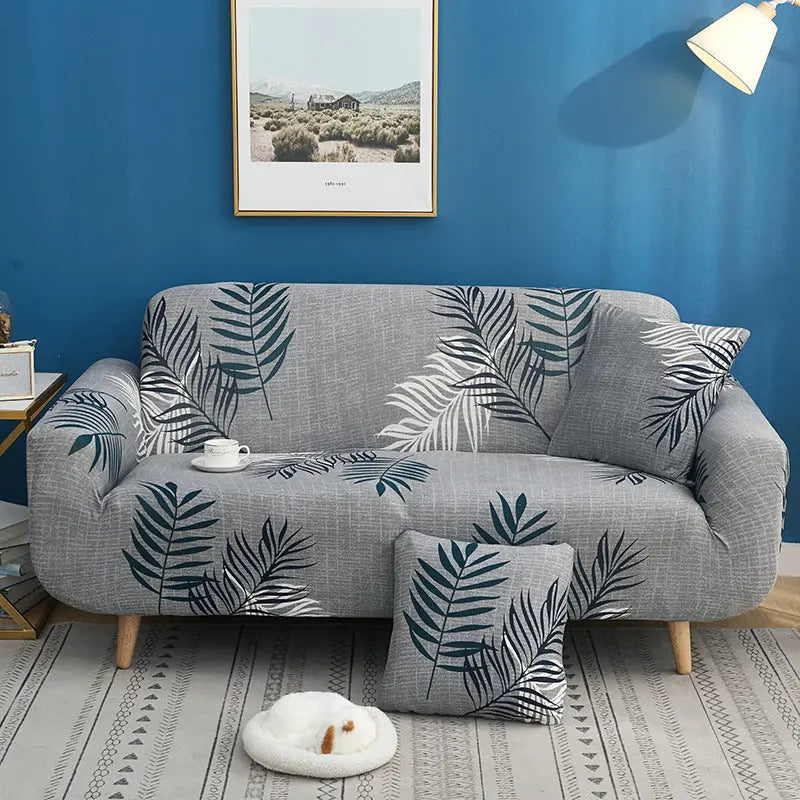 Loveseat Covers Stretchable Non-Slip LUMIERA Spring Breeze Swaying-235to300 Four People