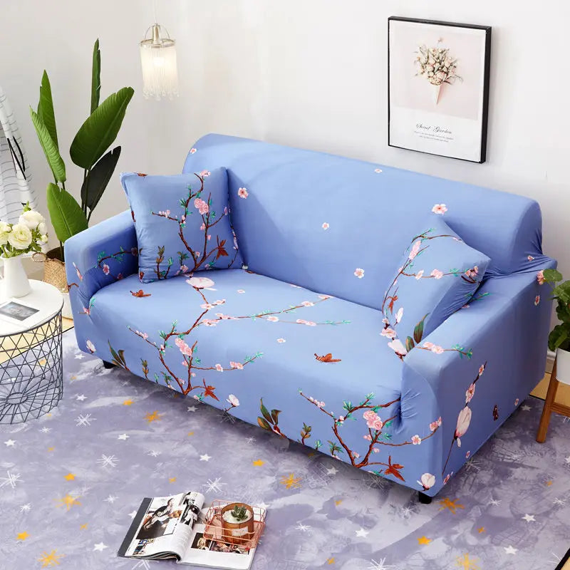 Loveseat Covers Stretchable Pet-Friendly Couvraix Butterfly-235x300cm