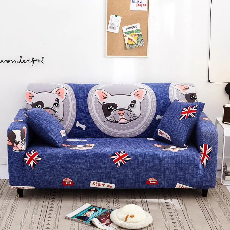 Loveseat Covers Stretchable Pet-Friendly LUMIERA Dog-Four people