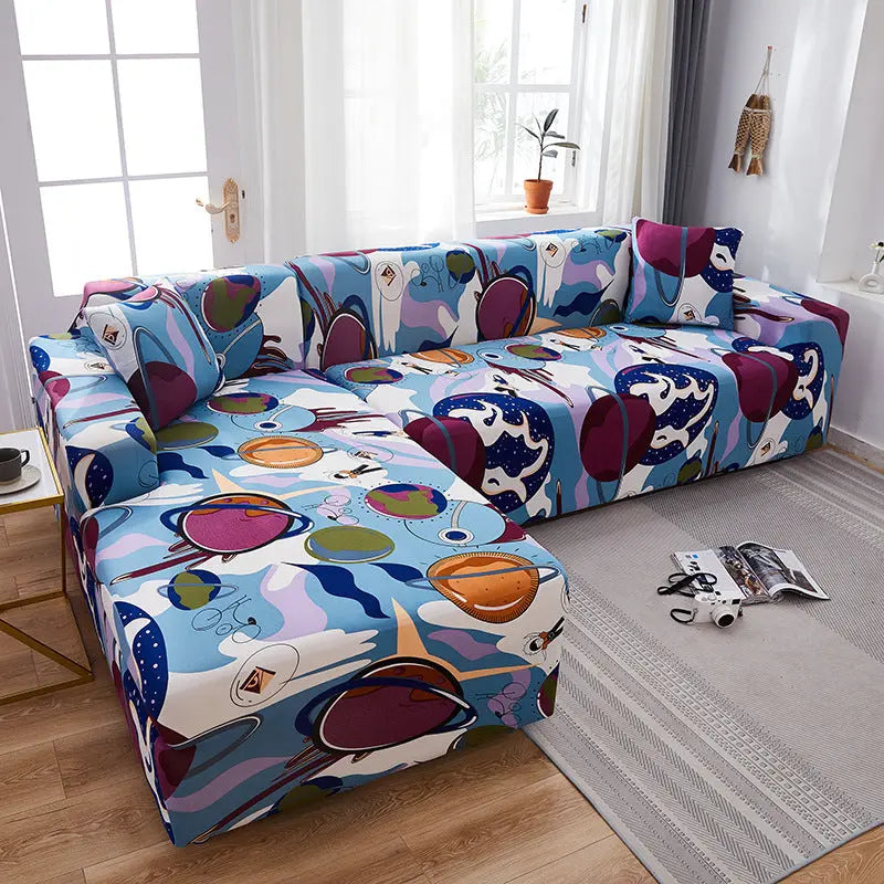 Loveseat Covers Stretchable Pet-Friendly LUMIERA Interstellar-Three people