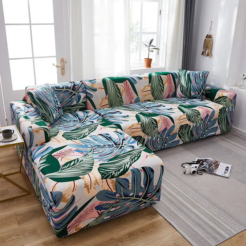 Loveseat Covers Stretchable Pet-Friendly LUMIERA Summer-Four people