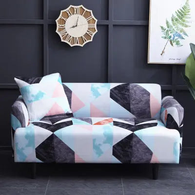 Loveseat Covers Stretchable Polyester LUMIÈRE A-Single person