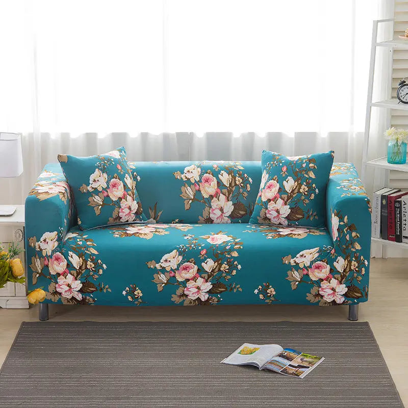 Loveseat Covers Stretchable Polyester LUMIERE Biyang-Three Seat Sofa Cover