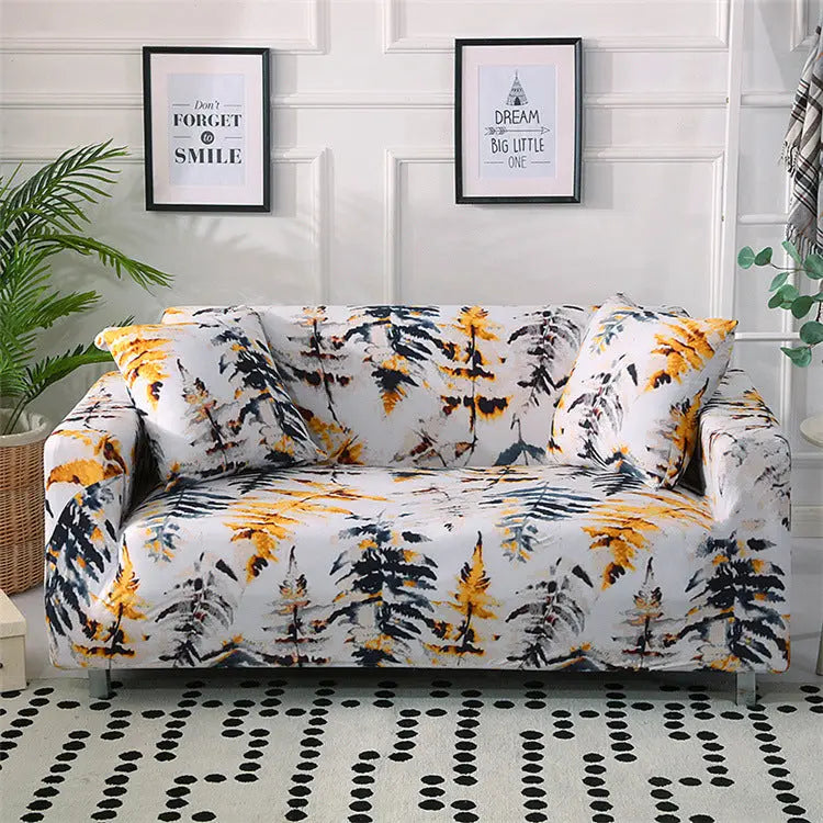 Loveseat Covers Stretchable Polyester LUMIÈRE F-Single person