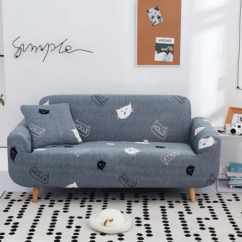 Loveseat Covers Stretchable Polyester TENDREO 21 style-S