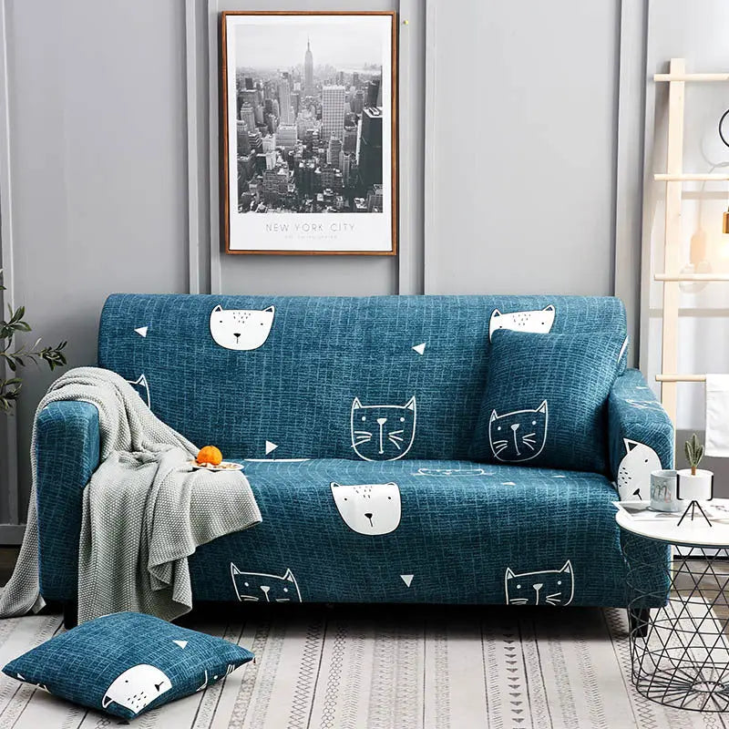 Loveseat Covers Stretchable Polyester TENDREO 5 style-M