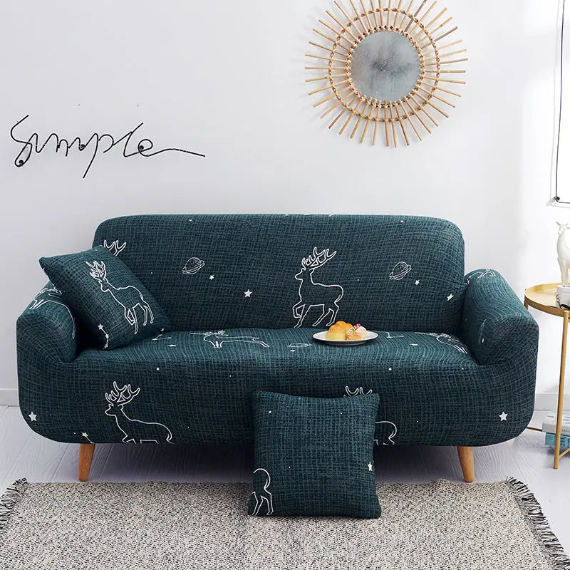Loveseat Covers Stretchable Polyester TENDREO 6 style-M