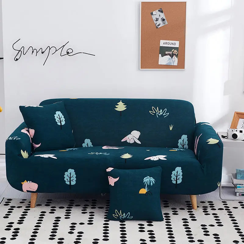 Loveseat Covers Stretchable Polyester TENDREO 8 style-XL