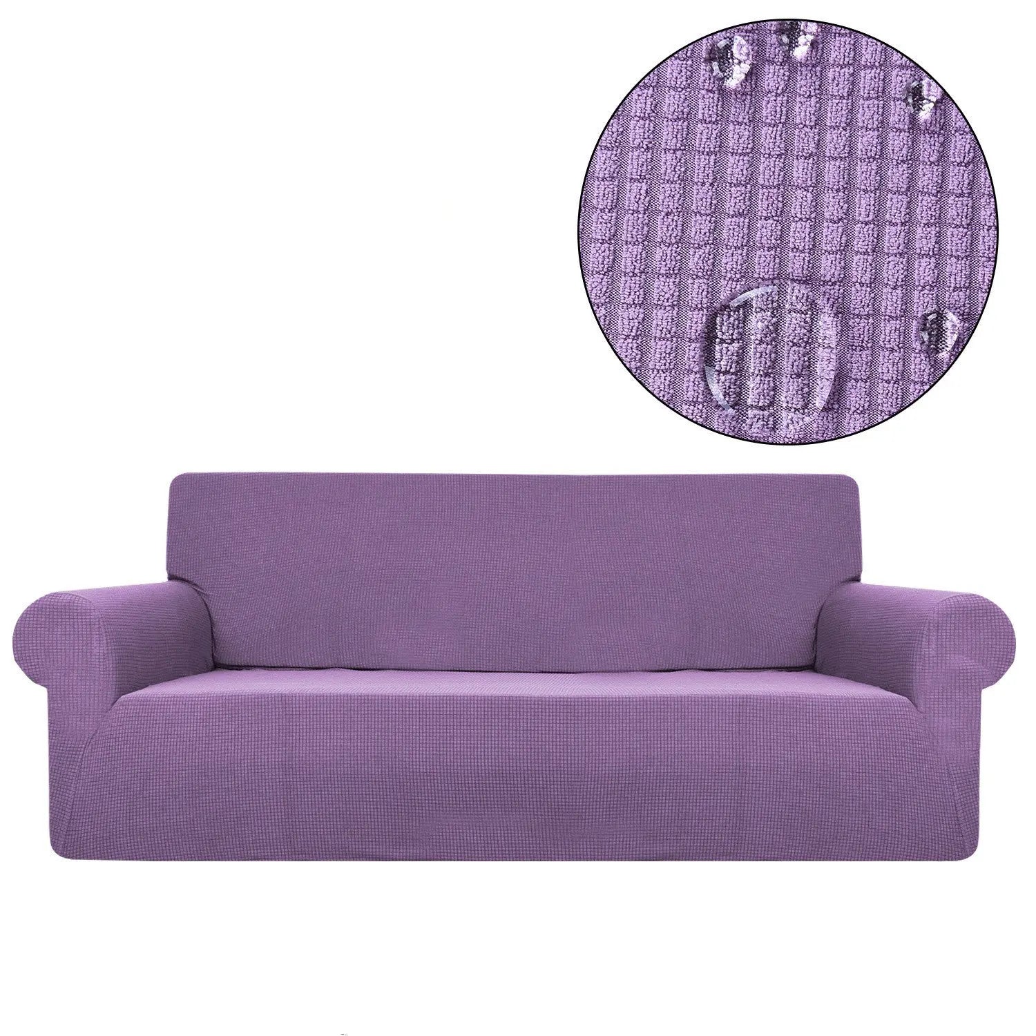Loveseat Covers Waterproof Pet-Friendly EAUCLAIR Purple-4 seater