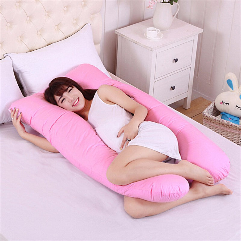 Maternity Body Pillow Cotton Comfort LUNELLE Pink