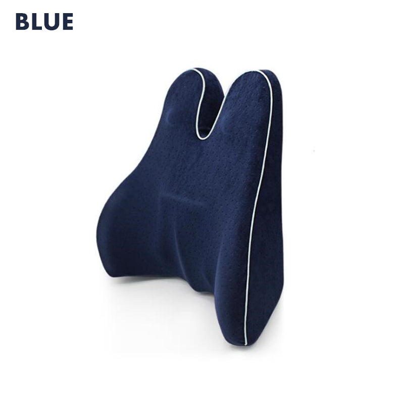 Memory Foam Lumbar Support Élania Blue-1PC