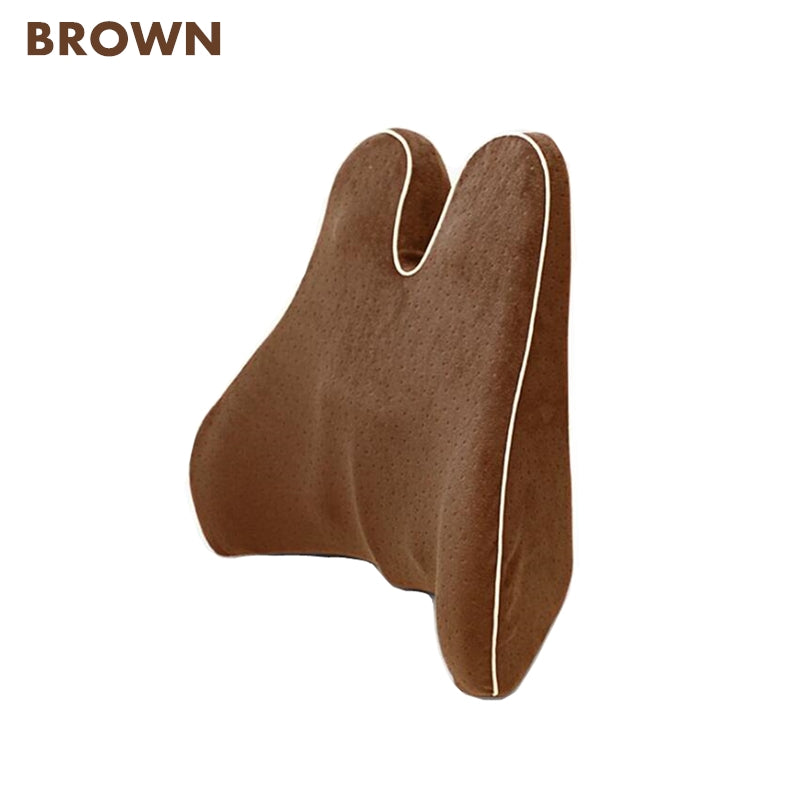 Memory Foam Lumbar Support Élania Strap Brown-1PC