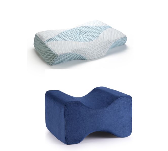 Memory Foam Pillow Cotton Butterfly AURELIA A set-40x60x10cm