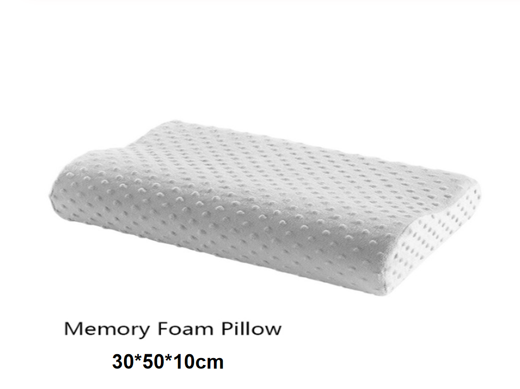 Memory Foam Pillow Ergonomic Contour LUMIERA White