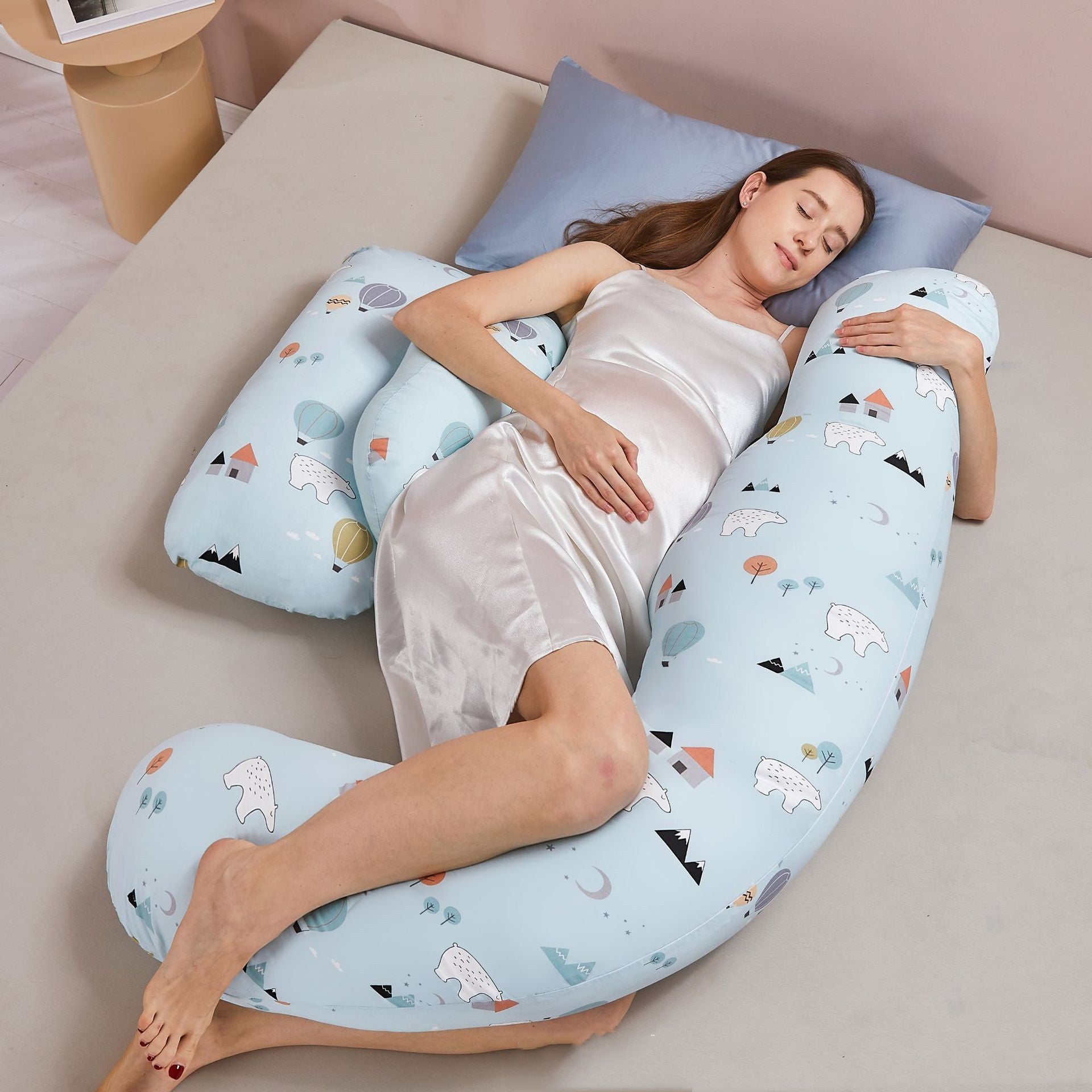 Memory Foam Pillow Tencel Maternity Elarose Balloon polar bear Europe
