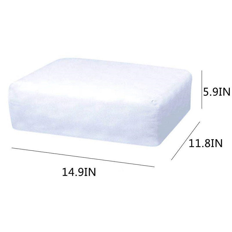 Memory Foam Pillow U-Shaped Neck Support Élanor White