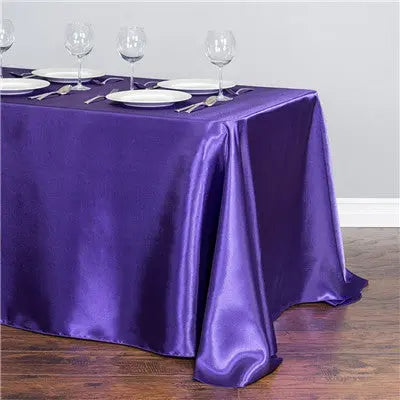 Outdoor Table Cover Satin Elegance AURELIE Purple-145x300cm