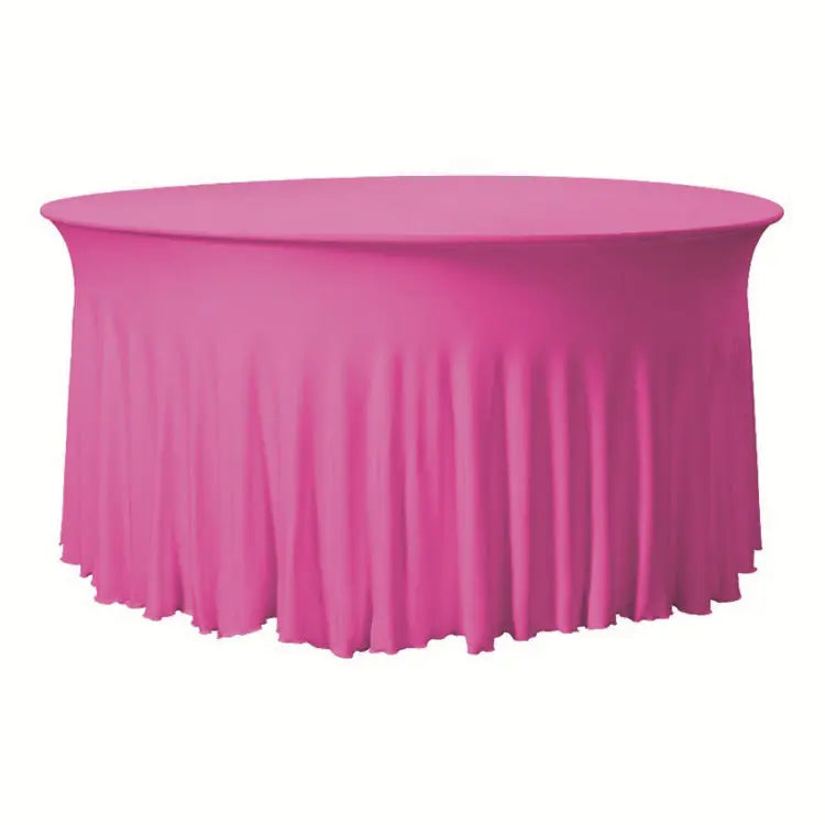 Outdoor Table Cover Stretch Skirted MIRELLE Mahogany-150x75CM