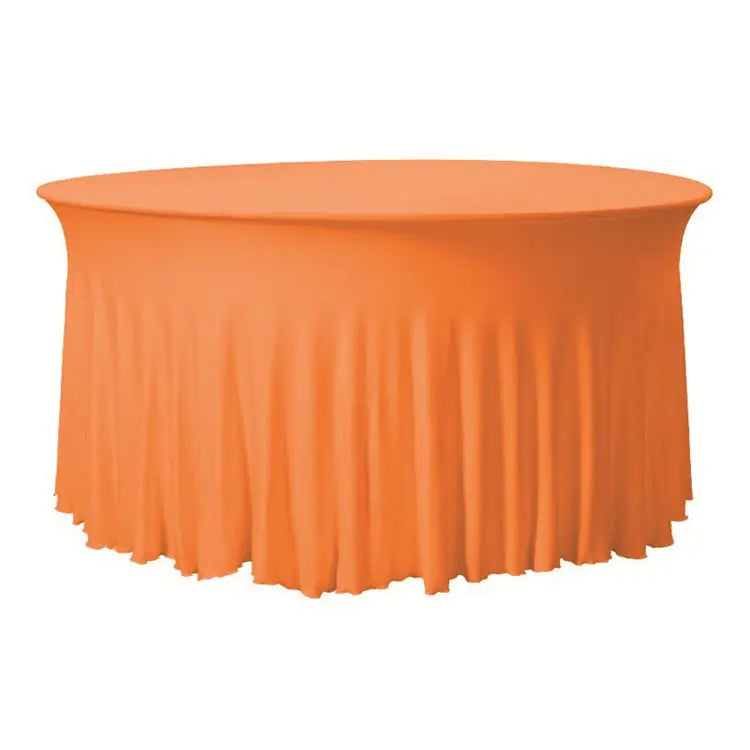 Outdoor Table Cover Stretch Skirted MIRELLE Orange-160x75CM