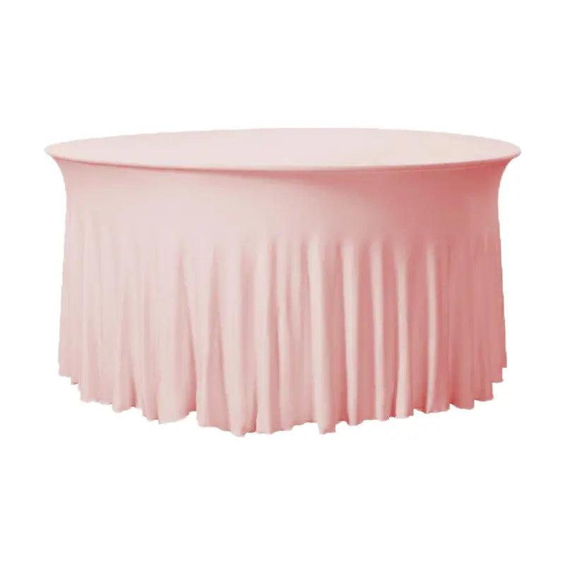Outdoor Table Cover Stretch Skirted MIRELLE Pink-150x75CM