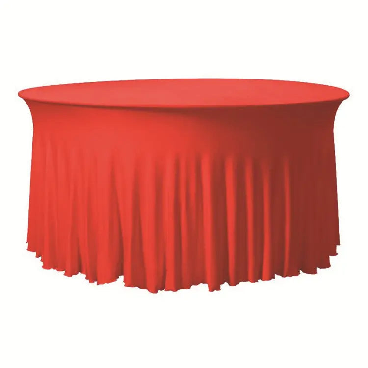 Outdoor Table Cover Stretch Skirted MIRELLE Red-120x75CM