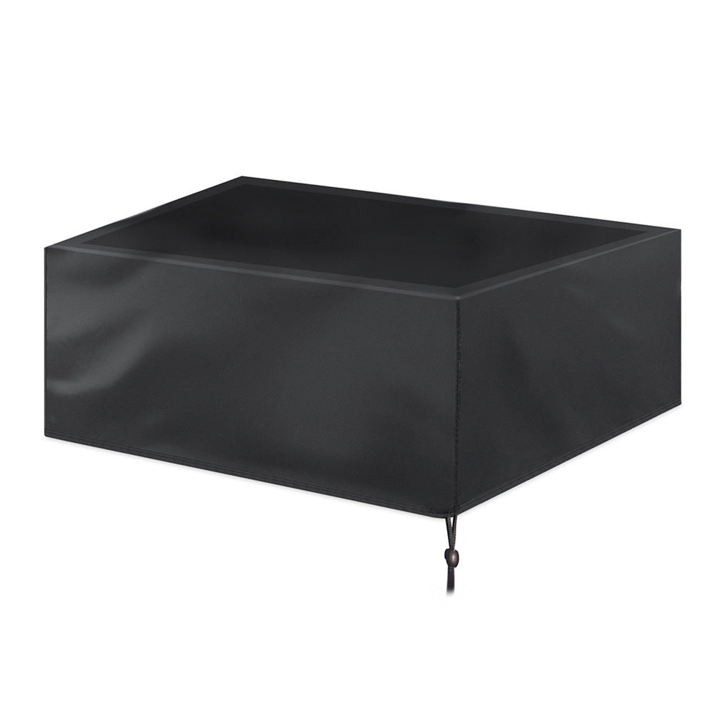 Patio Table Cover Waterproof AVERNE Black-225X116X82