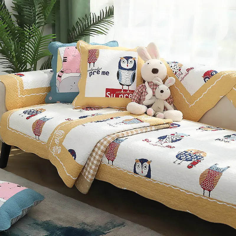 Pet Protection Cover Anti-Scratch Luneva Cartoon Owl-70x70cm