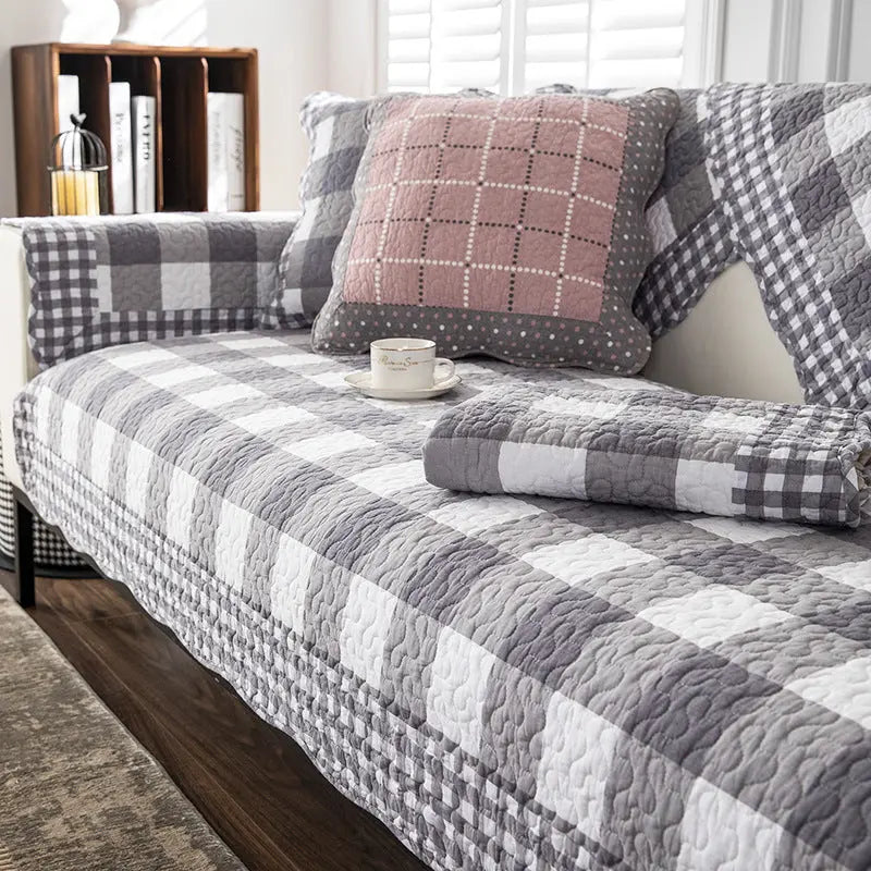 Pet Protection Cover Anti-Scratch Luneva Small Gray Grid-70x180cm