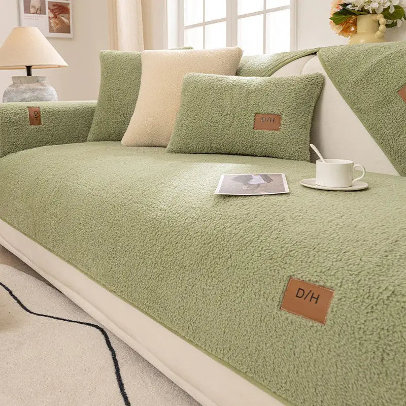 Pet Protection Cover Cashmere Cozy Luneva Lamb Velvet Matcha-110X210CM