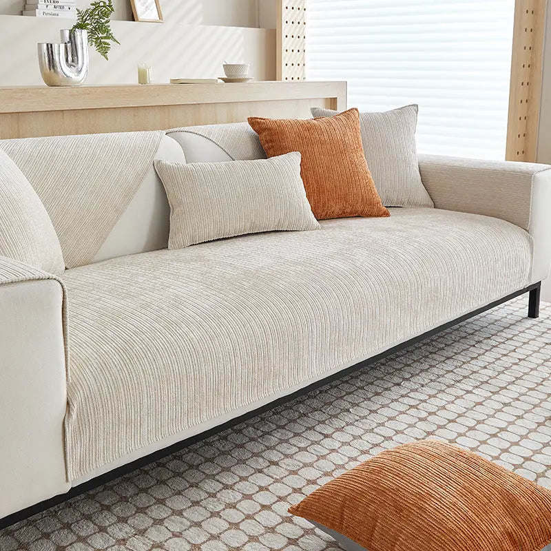 Pet Protection Cover Chenille Minimalist CHENEAU Beige-45 X45cm Pillow Cover