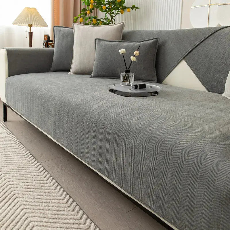 Pet Protection Cover Chenille Minimalist LUMIELA Grey-70x120CM