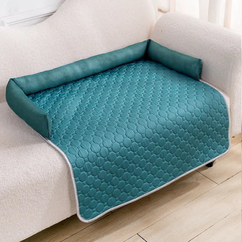 Pet Protection Cover Cooling Ice Silk GLACÉA Dark Blue-75x75cm