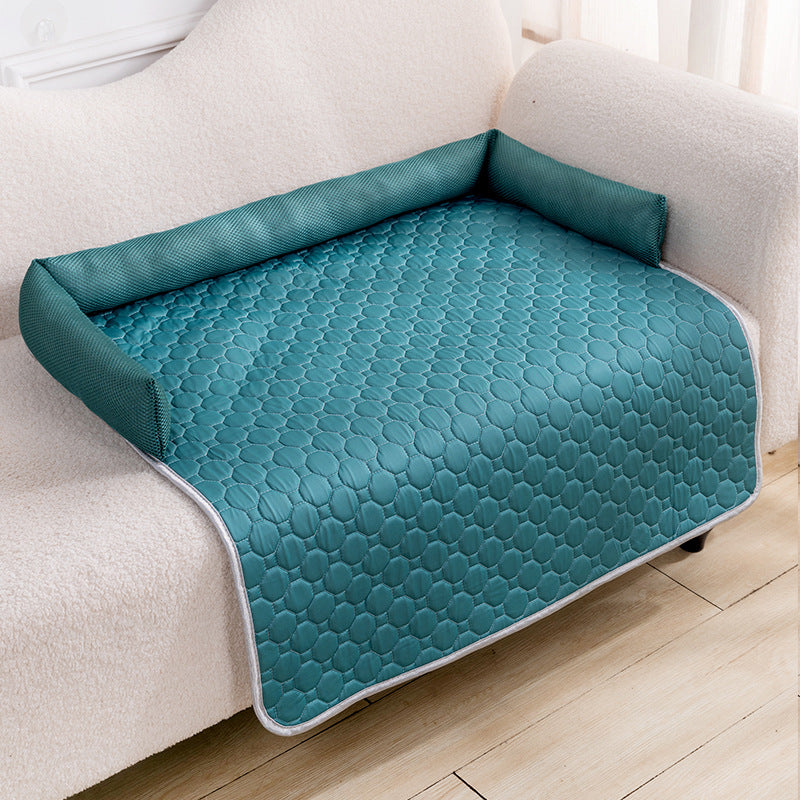 Pet Protection Cover Cooling Ice-Silk NOELETTE Dark Blue-75x75cm