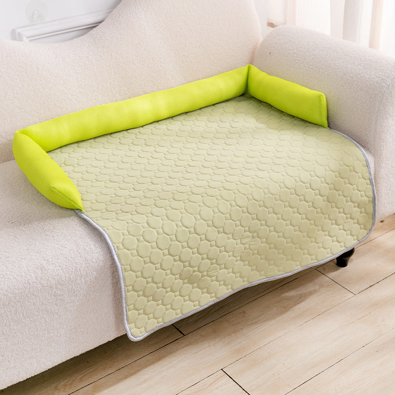 Pet Protection Cover Cooling Ice-Silk NOELETTE Green-75x75cm