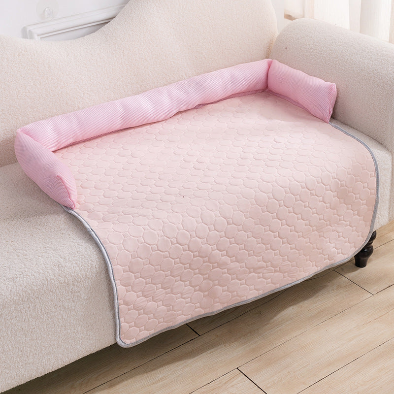 Pet Protection Cover Cooling Ice-Silk NOELETTE Pink-75x75cm