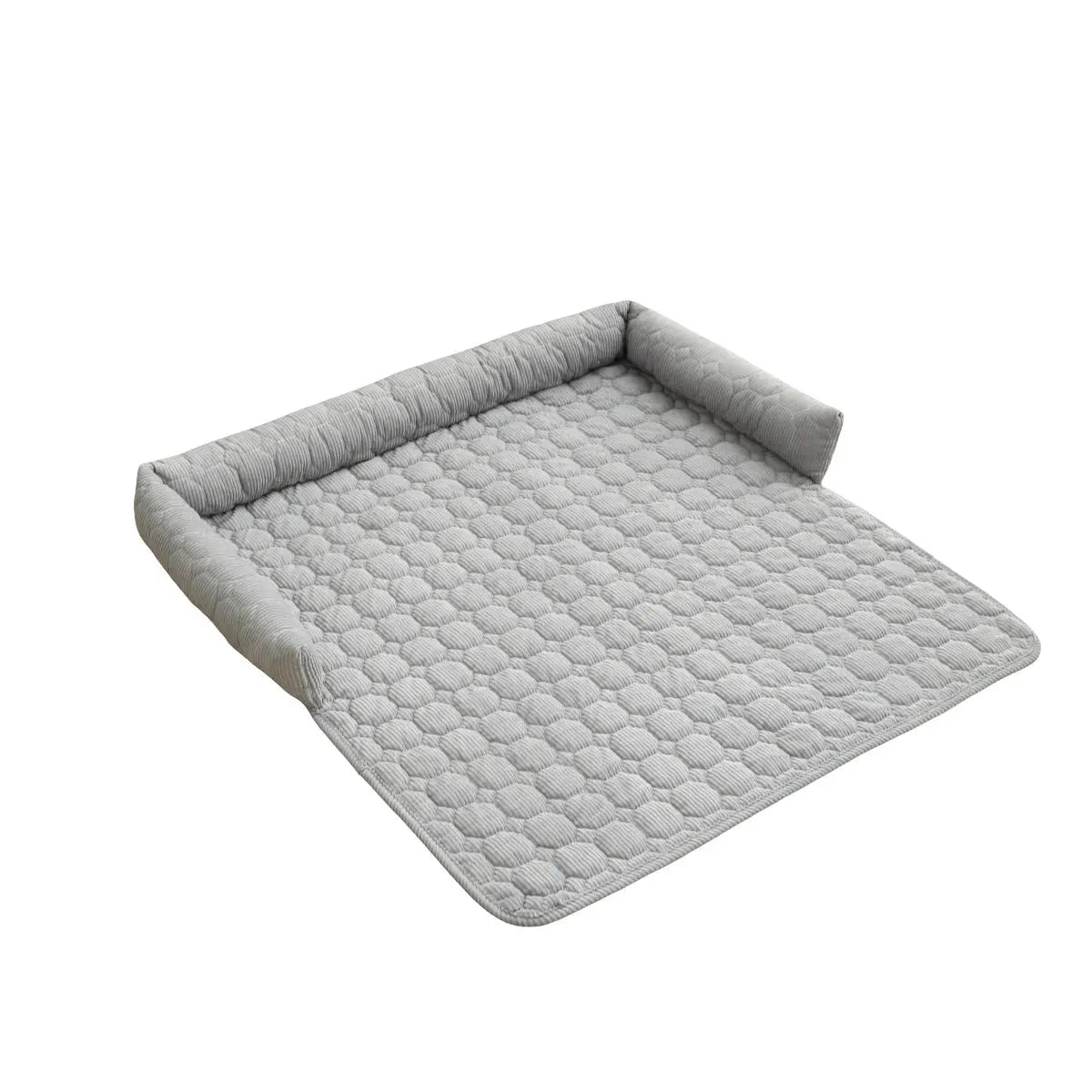 Pet Protection Cover Corduroy Calming Nuvella Light gray