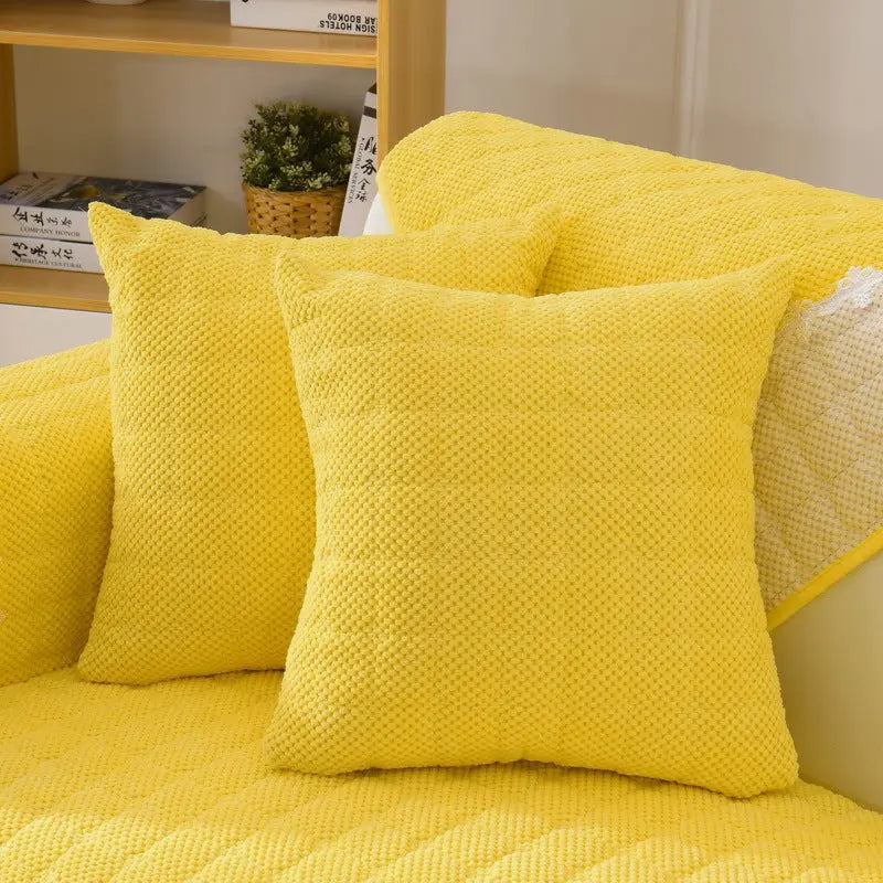 Pet Protection Cover Corduroy Cozy LUMIELLE Warm bright yellow-90X90