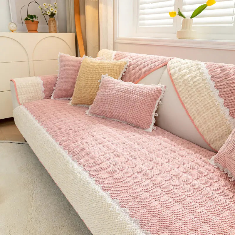 Pet Protection Cover Corduroy Cozy LUMIELLE Warm pink-70X150