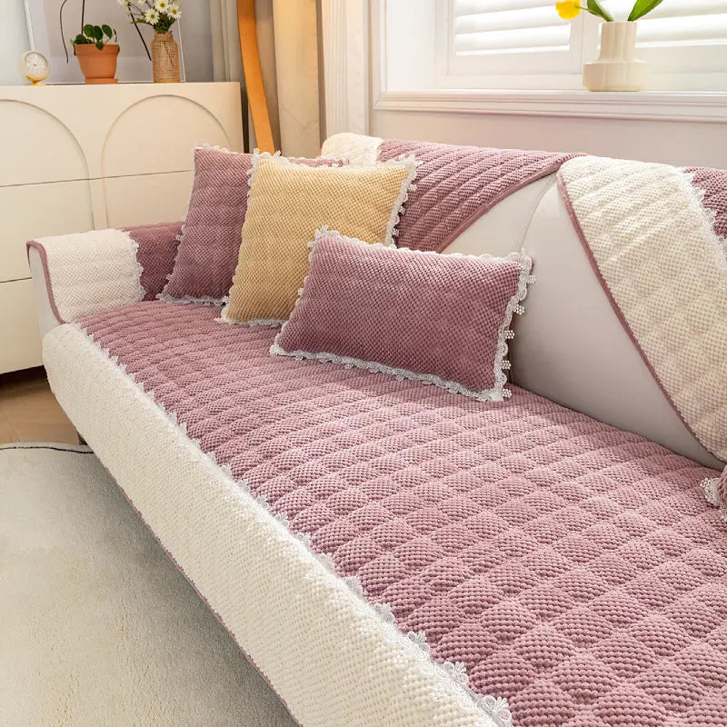 Pet Protection Cover Corduroy Cozy LUMIÈRE Purple-90x160cm