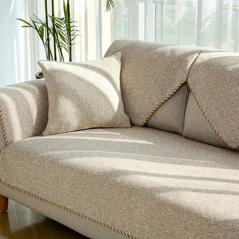 Pet Protection Cover Cotton Non-Slip LINÉAIRE Beige-110x180CM