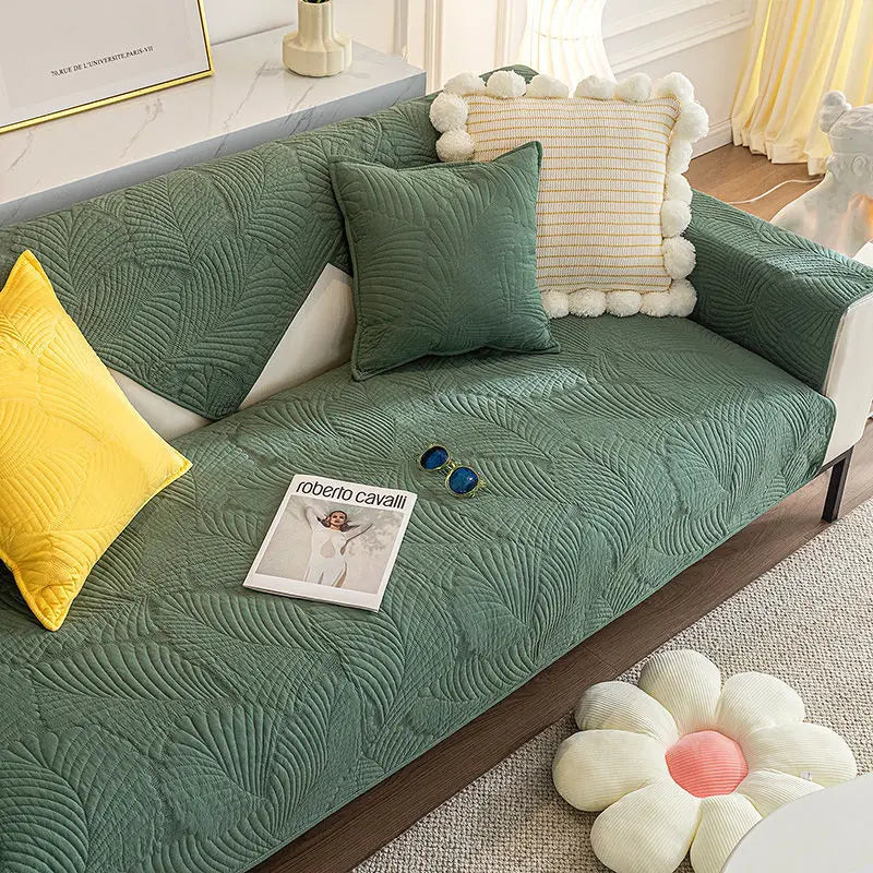 Pet Protection Cover Cotton Non-Slip LUMIERE Banana Dark Green-90X160cm