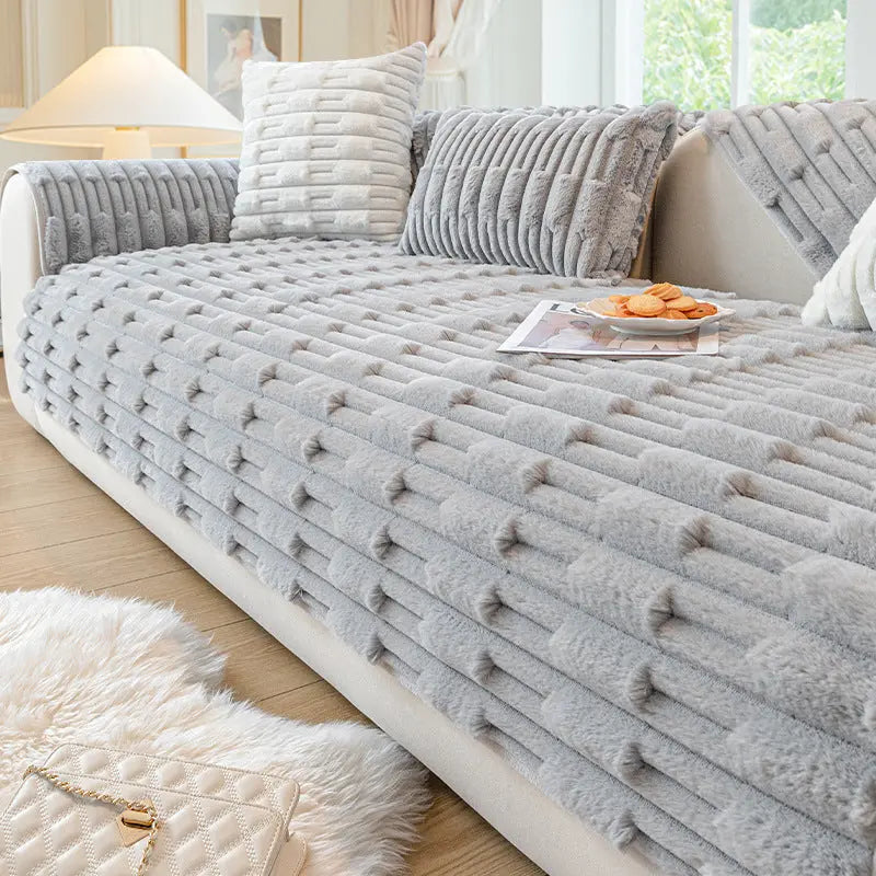Pet Protection Cover Cozy Cashmere Lapinou Light Gray-110x180