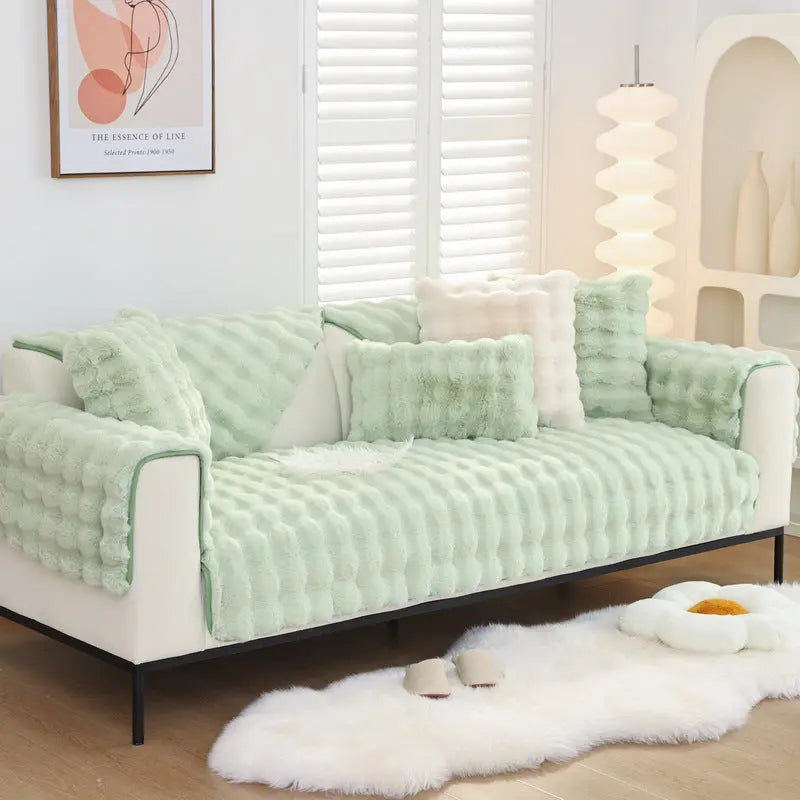Pet Protection Cover Flannel Cozy LUMIERA Green-30x50cm pillowcase