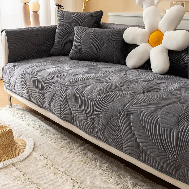 Pet Protection Cover Flannel Minimaliste CELINEA Dark Gray-90x70CM